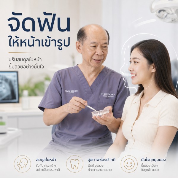 ผลงานจัดฟันออกแบบรอยยิ้ม 3
