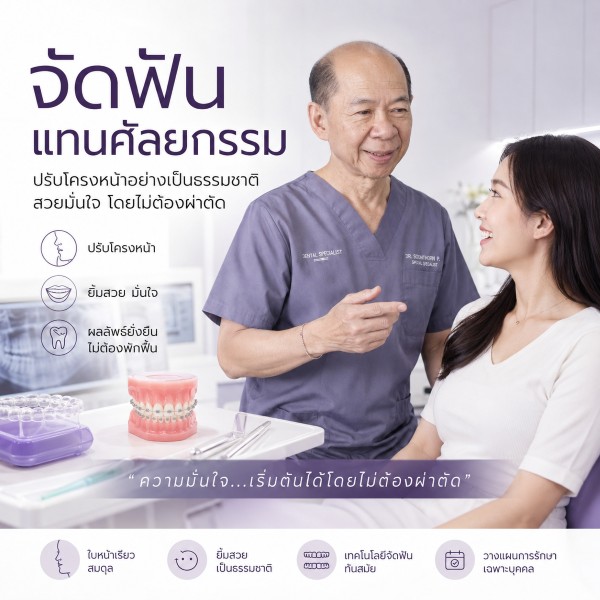 ผลงานจัดฟันออกแบบรอยยิ้ม 7